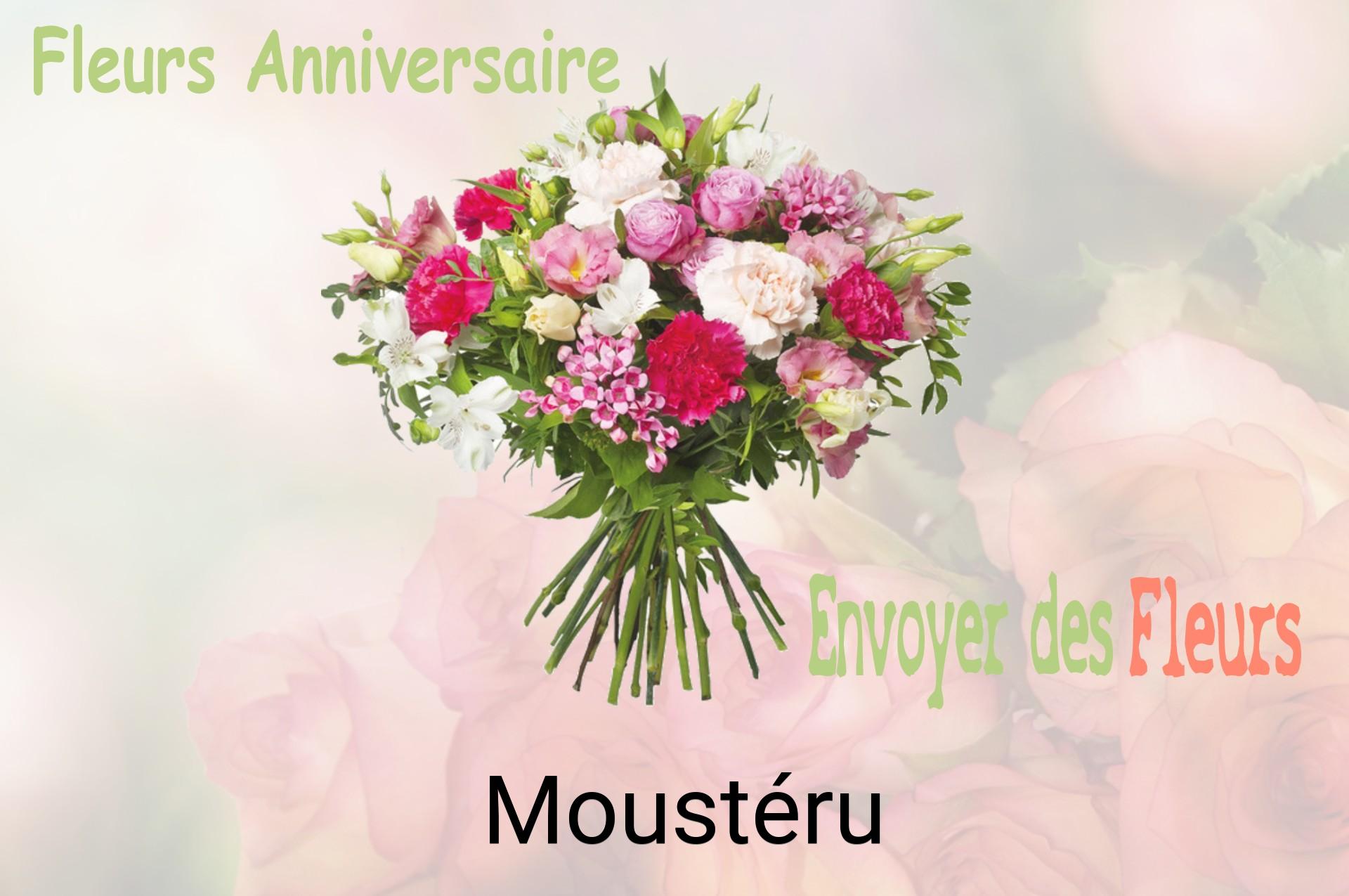 Bouquet de fleurs d’anniversaire livré à Moustéru